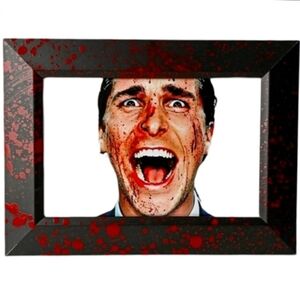 VINTAGE christian bale american psycho horror Goth 90s Retro Horror Crime